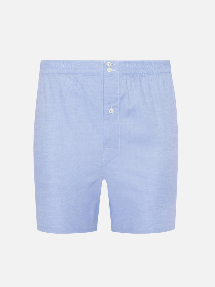 Hemelsblauwe oxford boxershort