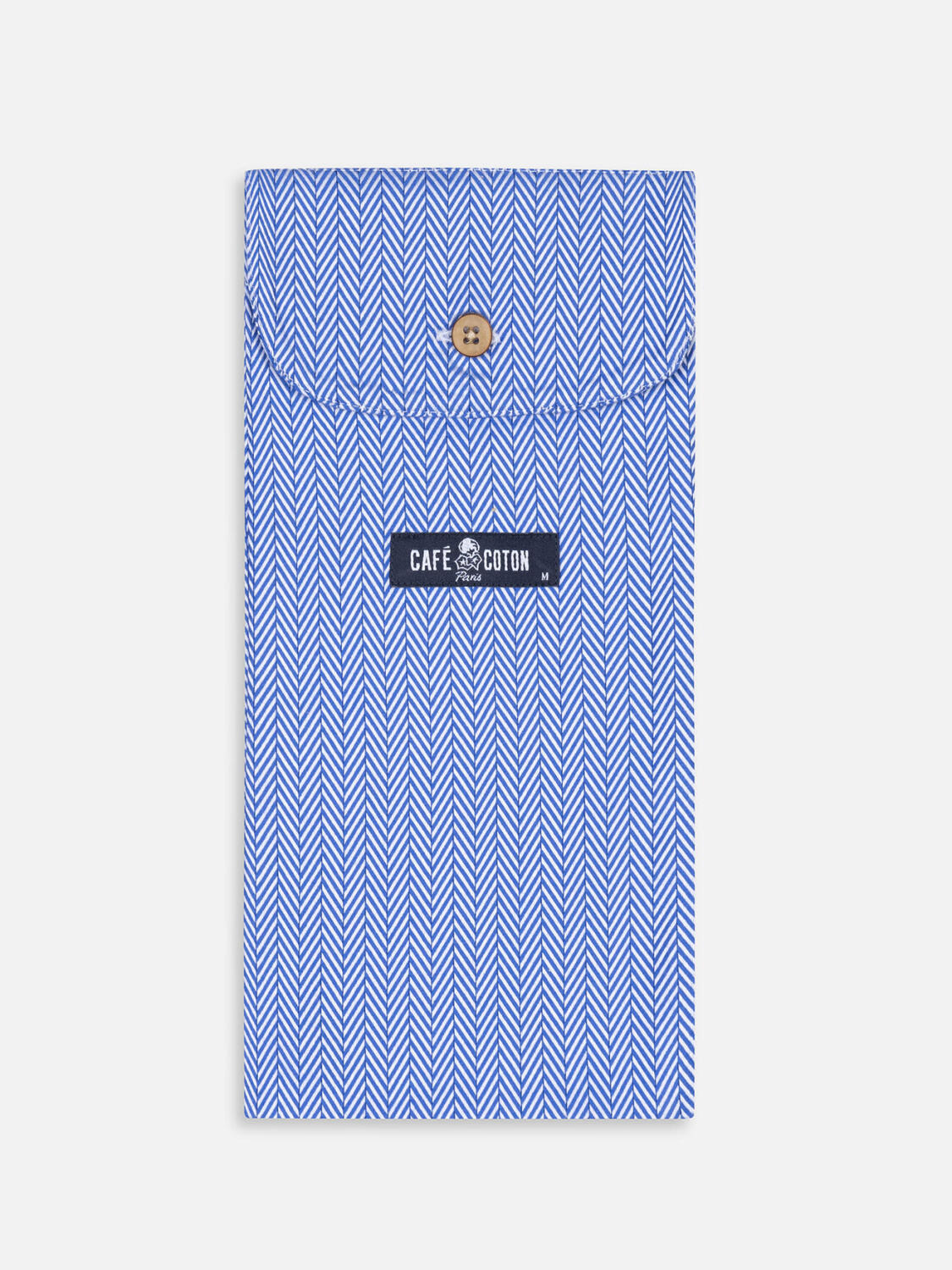 Cale&ccedil;on Perry en Chevron bleu