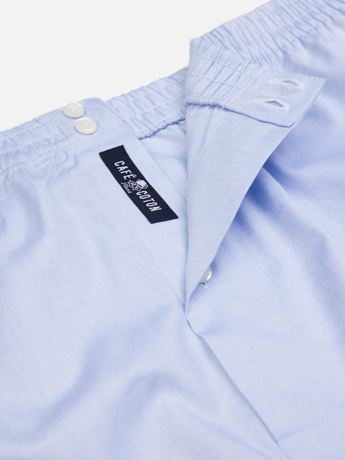 Caleçon en pin point ciel