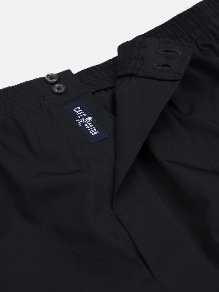 Black Poplin boxers