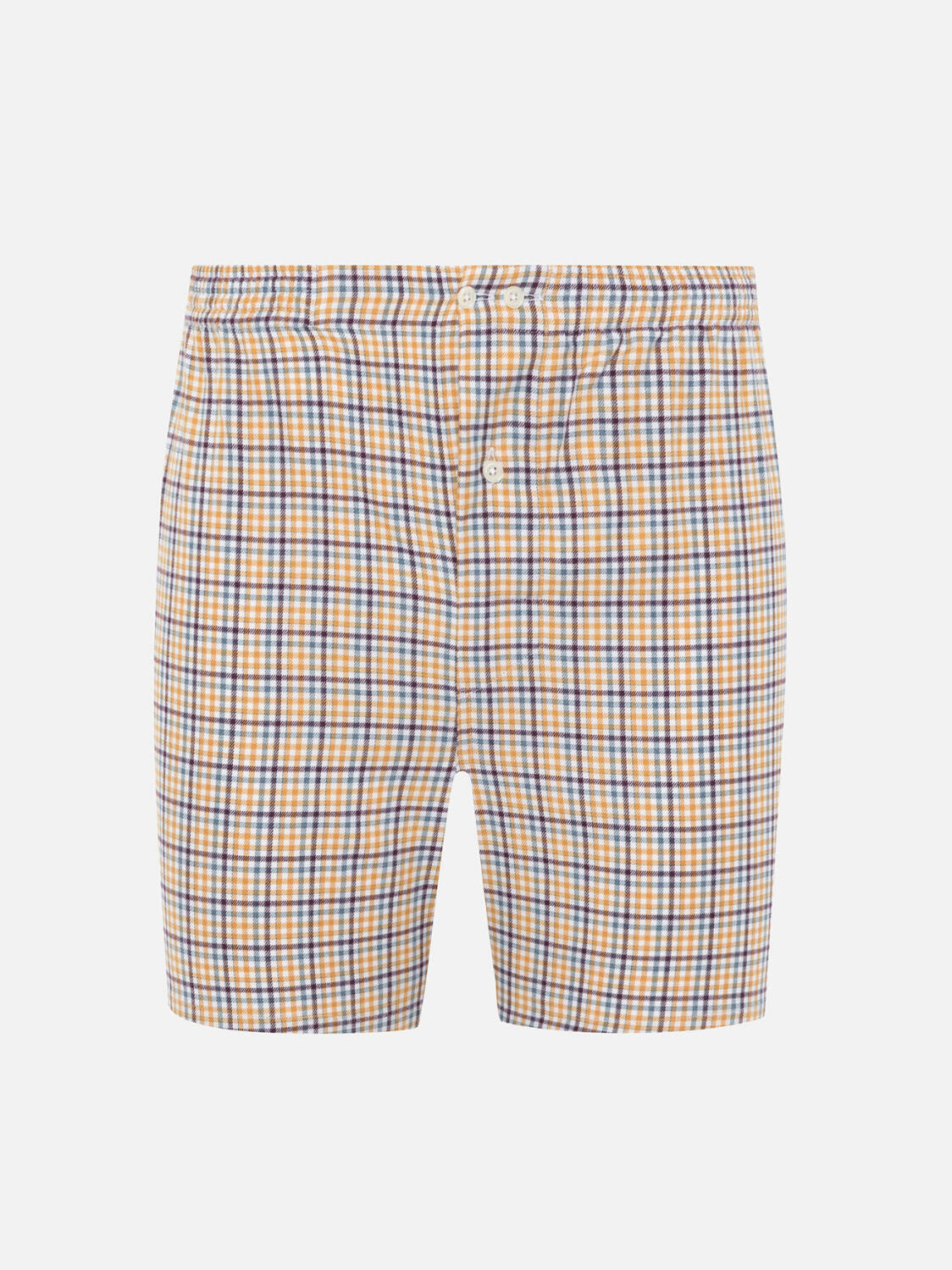 Caleçon Upton en flanelle à carreaux