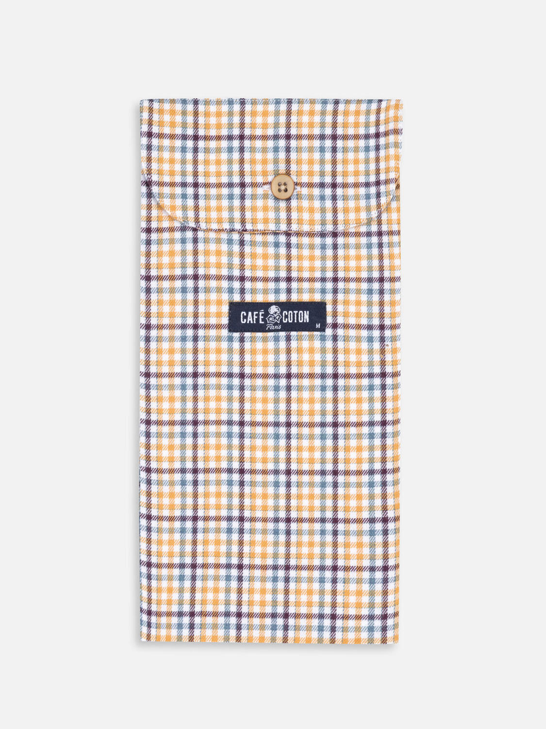 Caleçon Upton en flanelle à carreaux