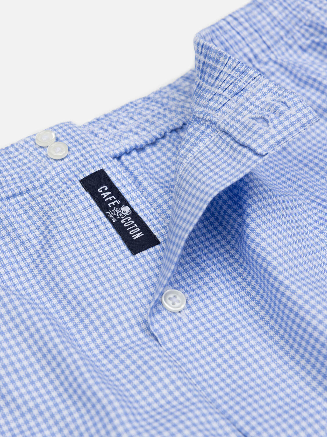 Caleçon en vichy ciel