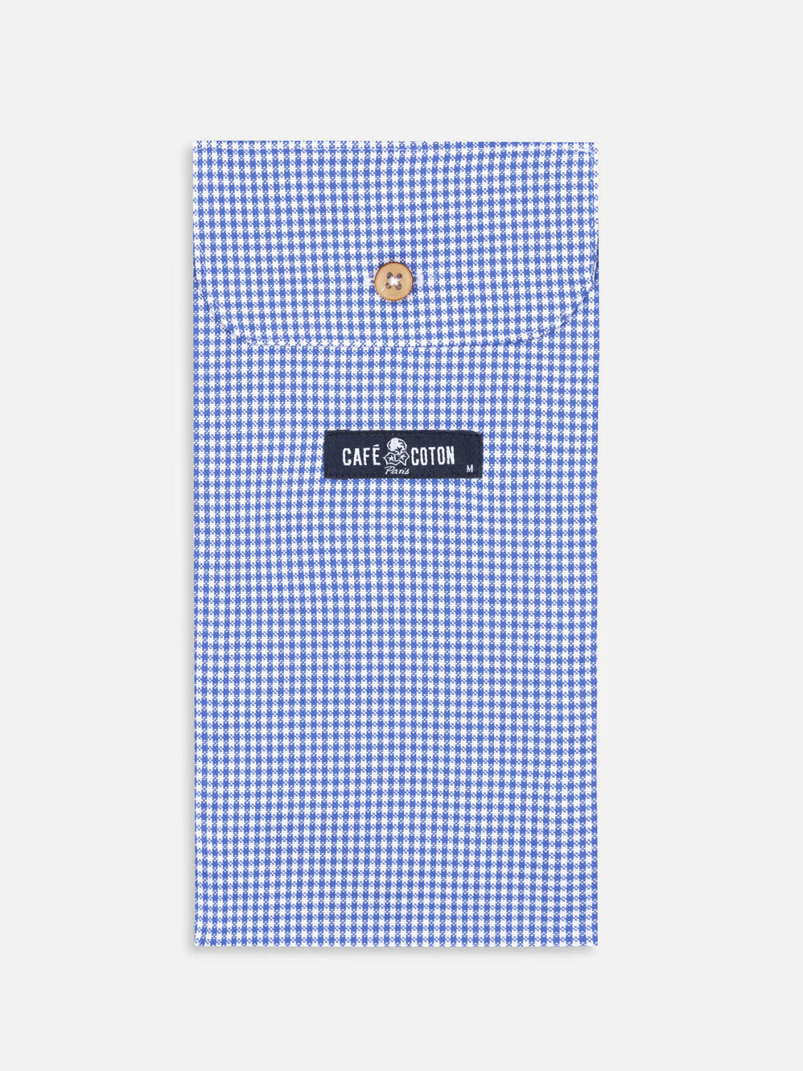 Caleçon en vichy bleu