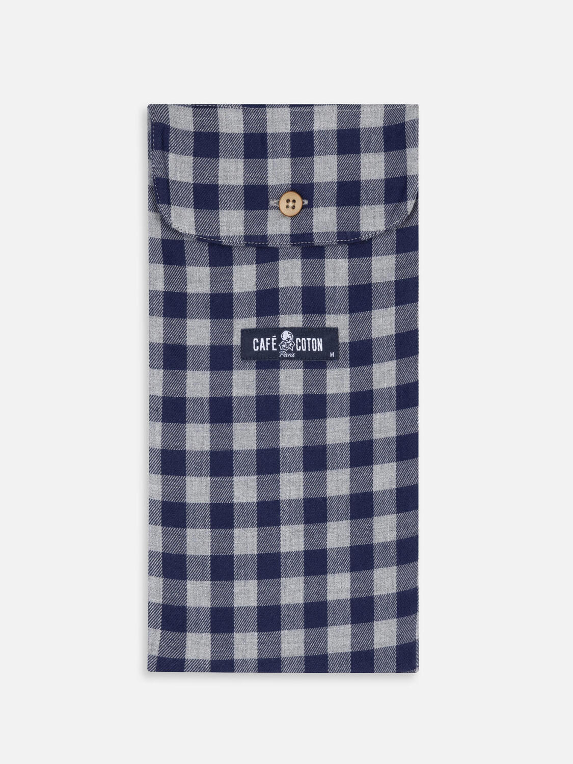 Cale&ccedil;on Wrighley en flanelle &agrave; carreaux