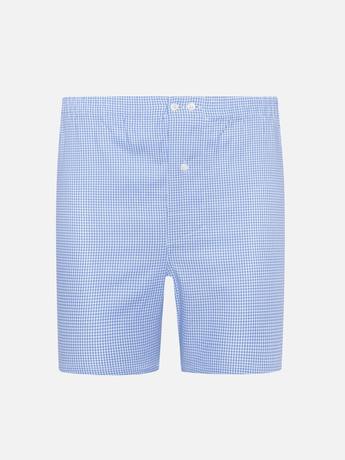 Alfred Unterhose aus himmelblauem Vichykaro