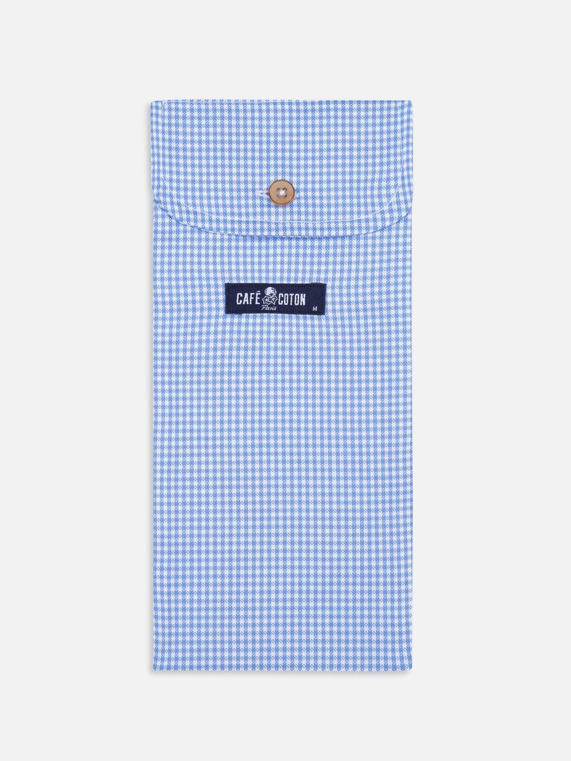 Alfred Unterhose aus himmelblauem Vichykaro