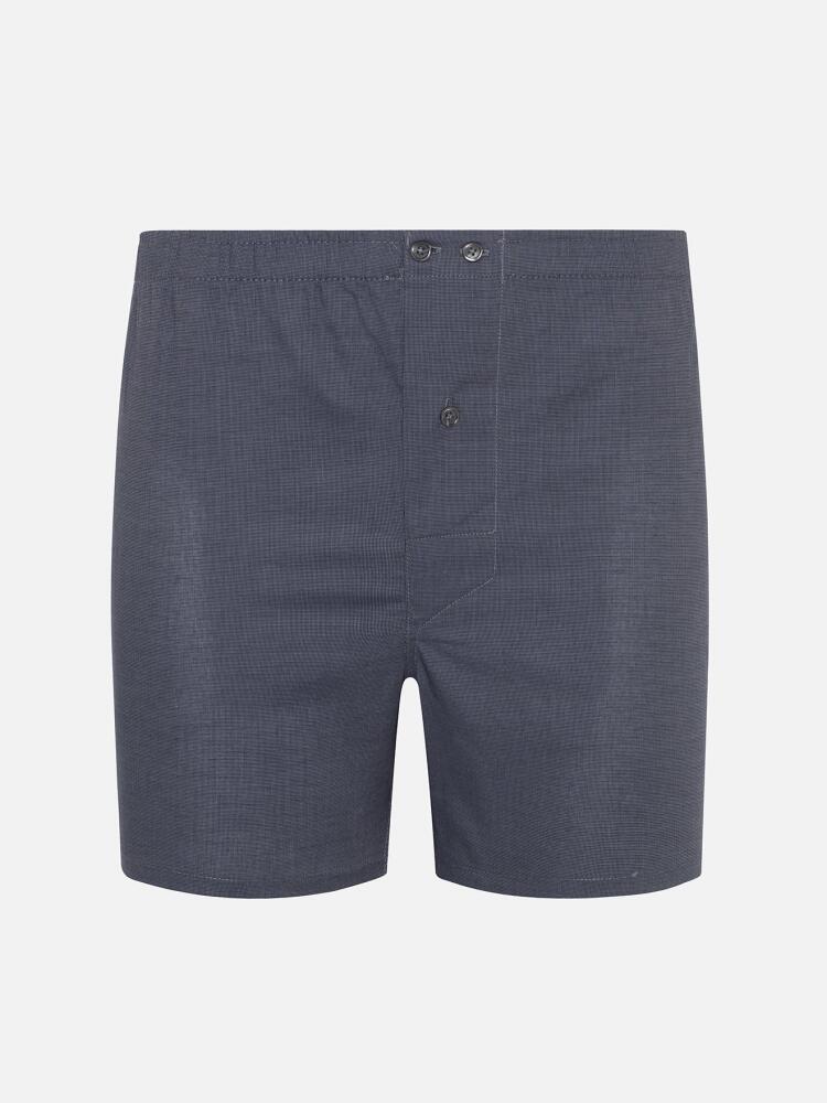 Grey oxford boxer short