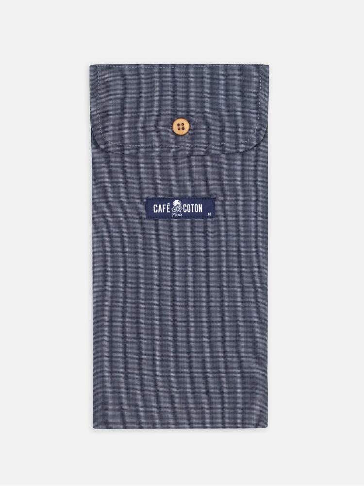 Grey oxford boxer short