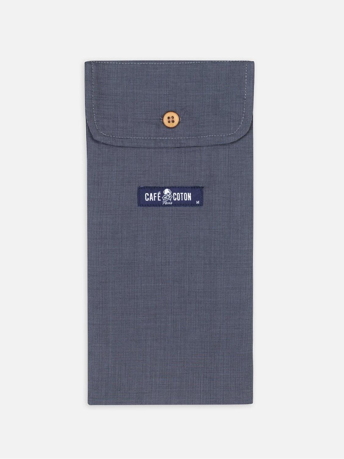 Grey oxford boxer short