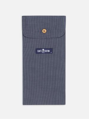 Grey oxford boxer short