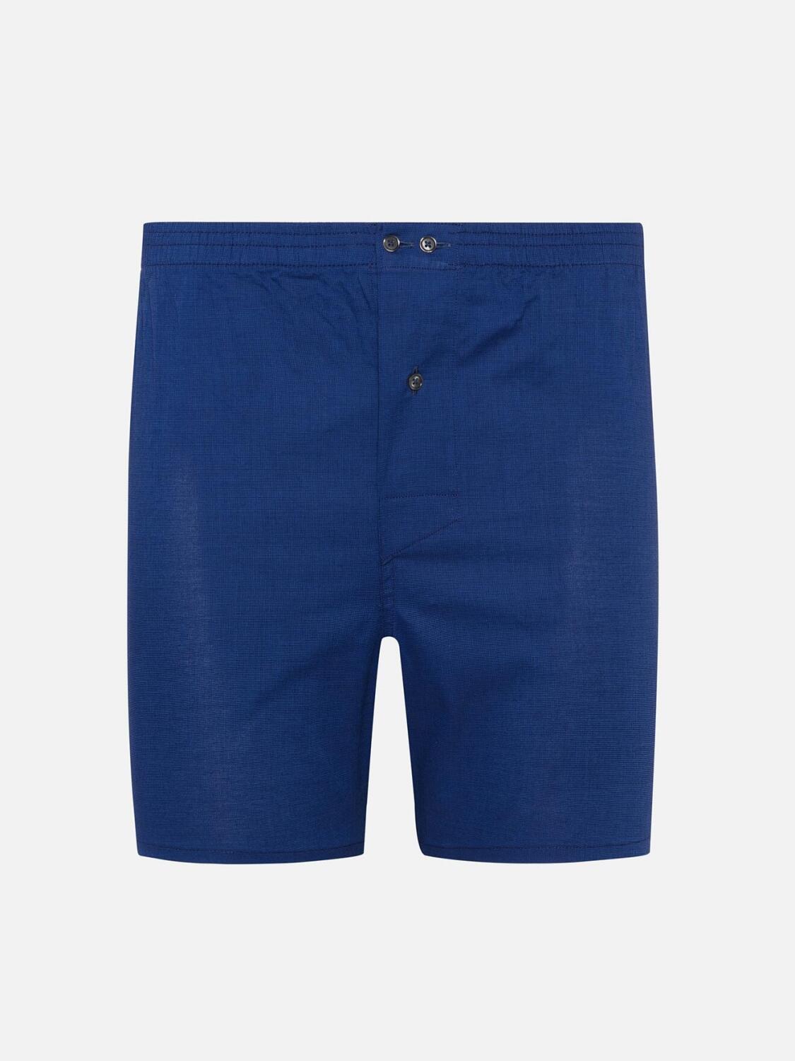 Bob shorts in navy micro-oxford