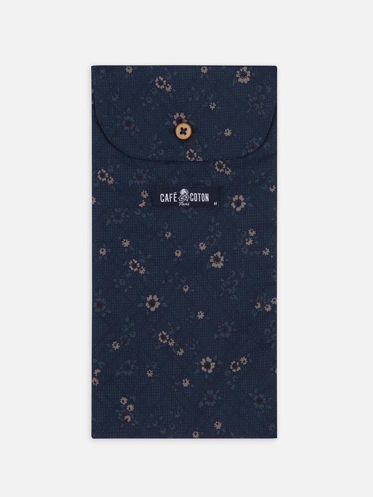 Bretty navy boxer shorts with floral print