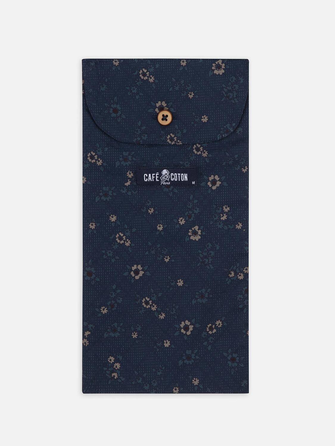 Bretty navy boxer shorts with floral print