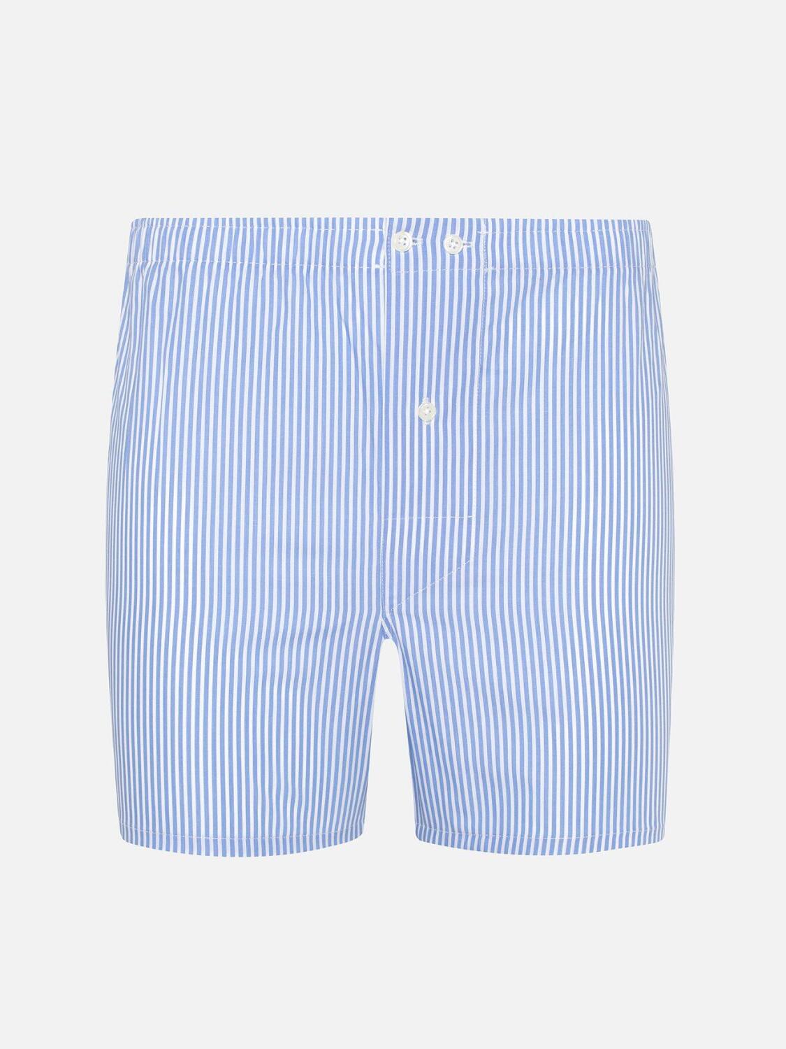 Blue sky stripes popelin boxer short