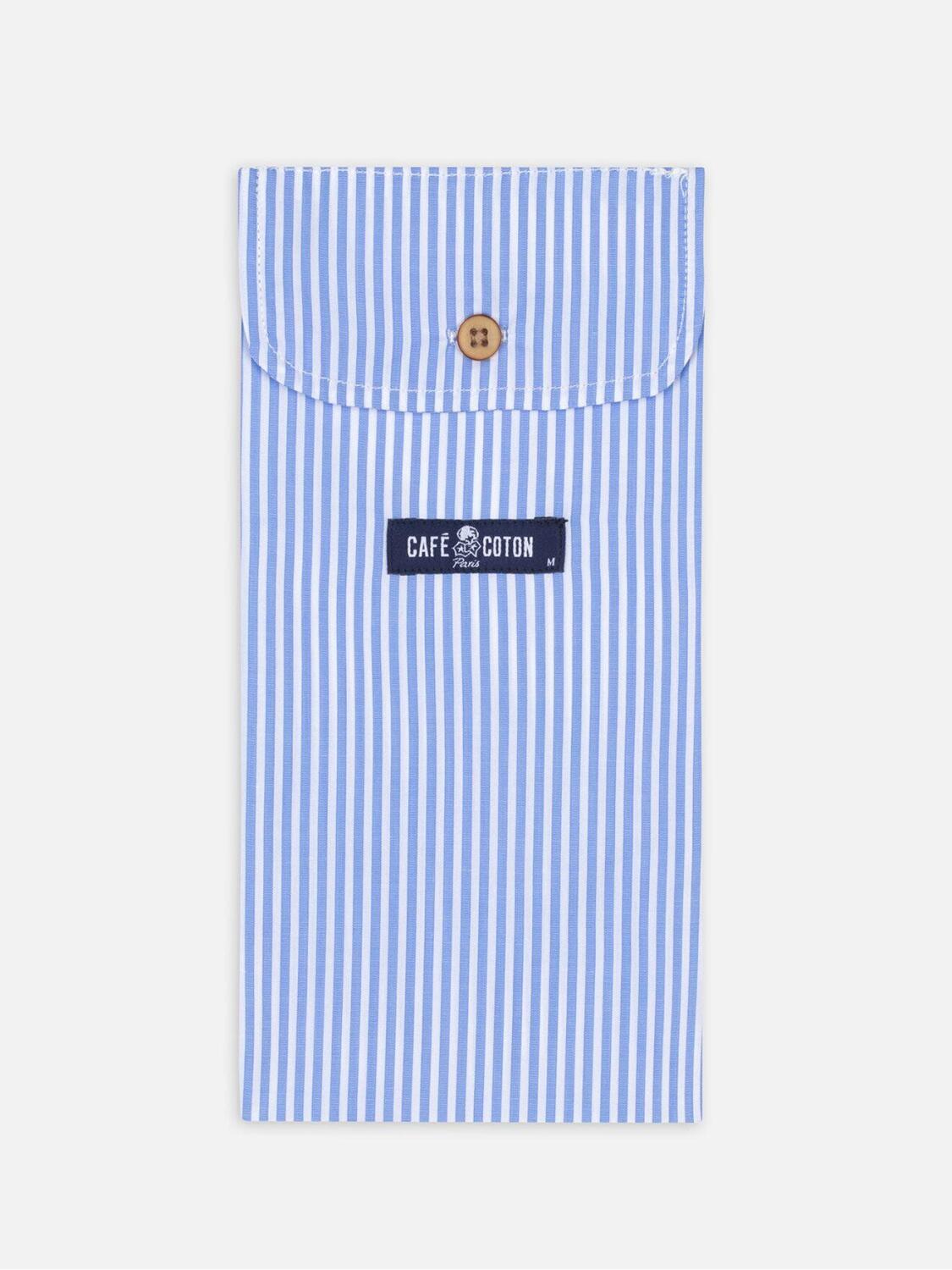 Blue sky stripes popelin boxer short