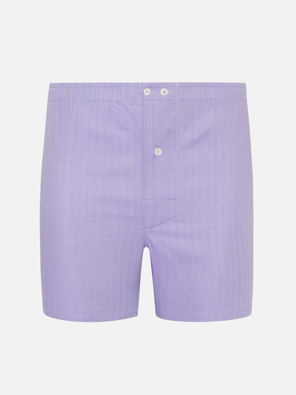 lilac Herringbones boxer
