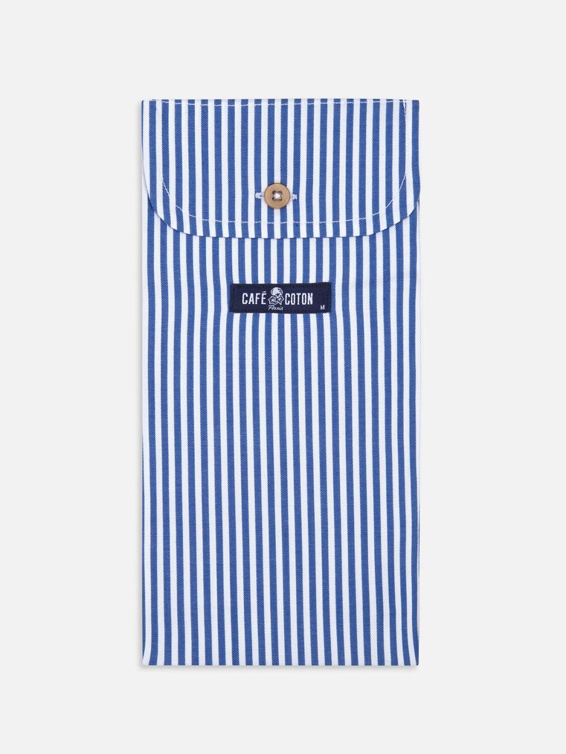 Clive navy striped boxer shorts
