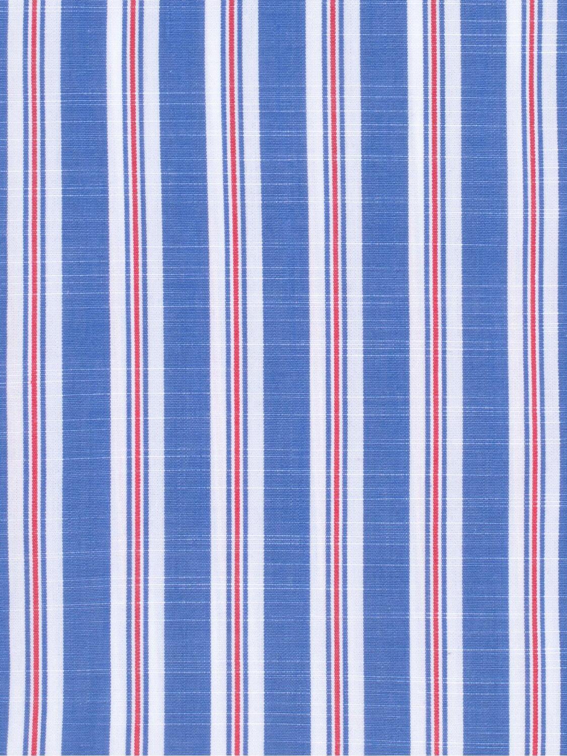 Red and blue stripes popelin boxer short