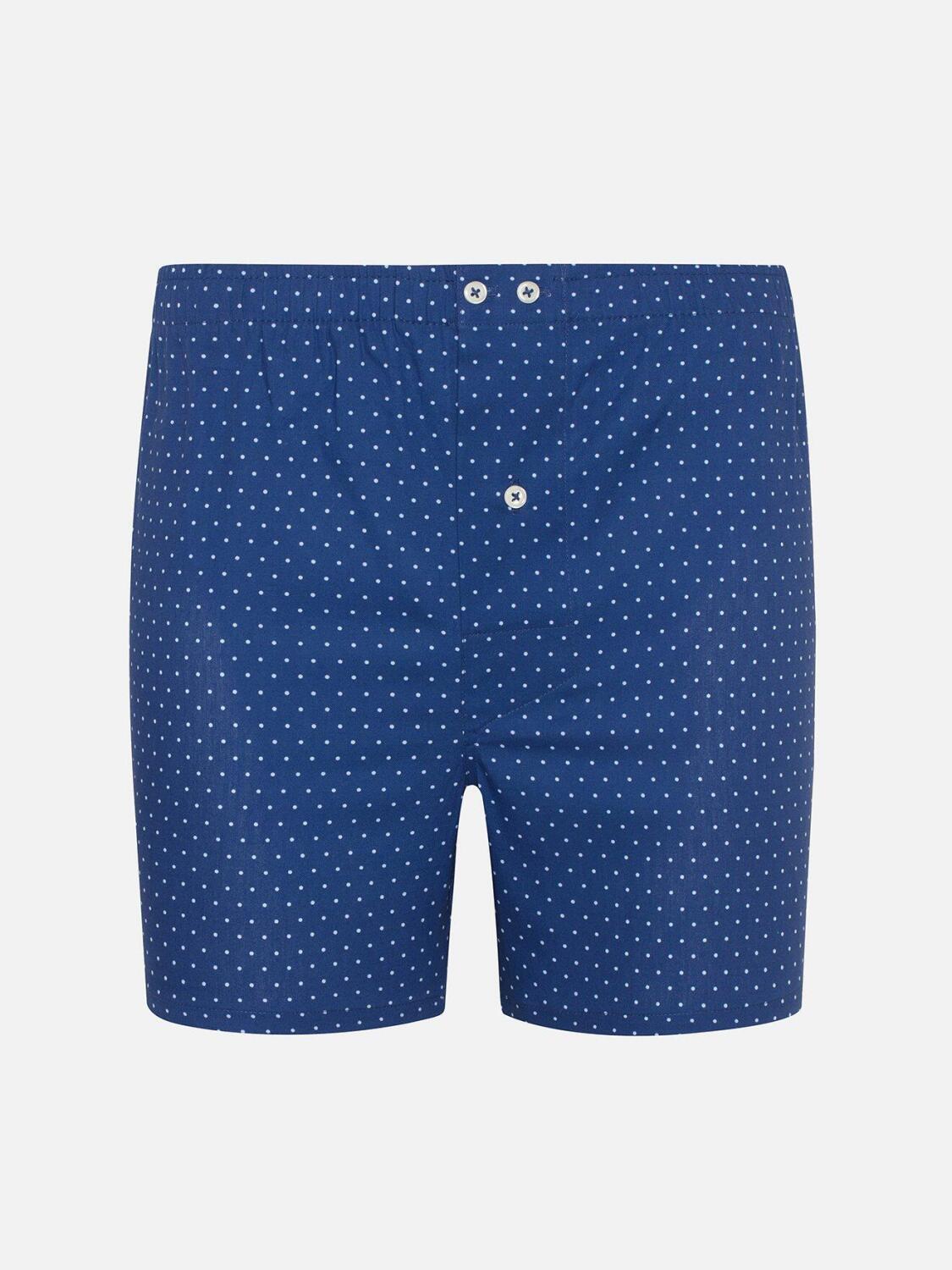 Caleçon Hugo bleue à pois