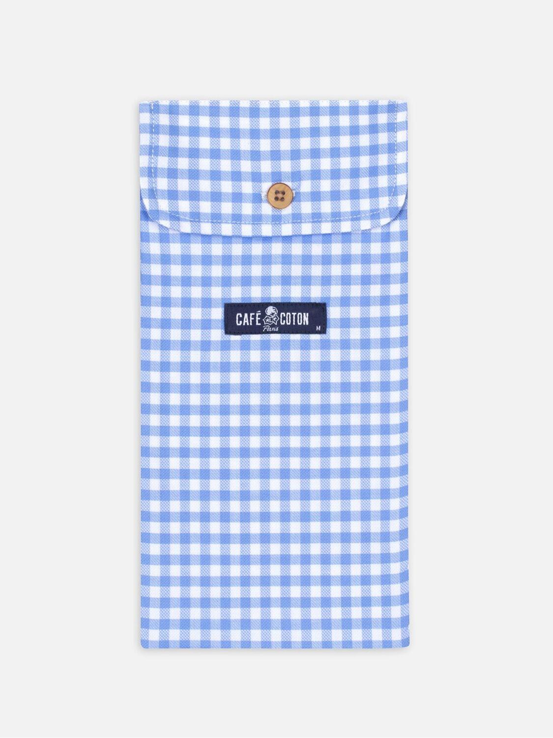 Caleçon Ivie à carreaux ciel