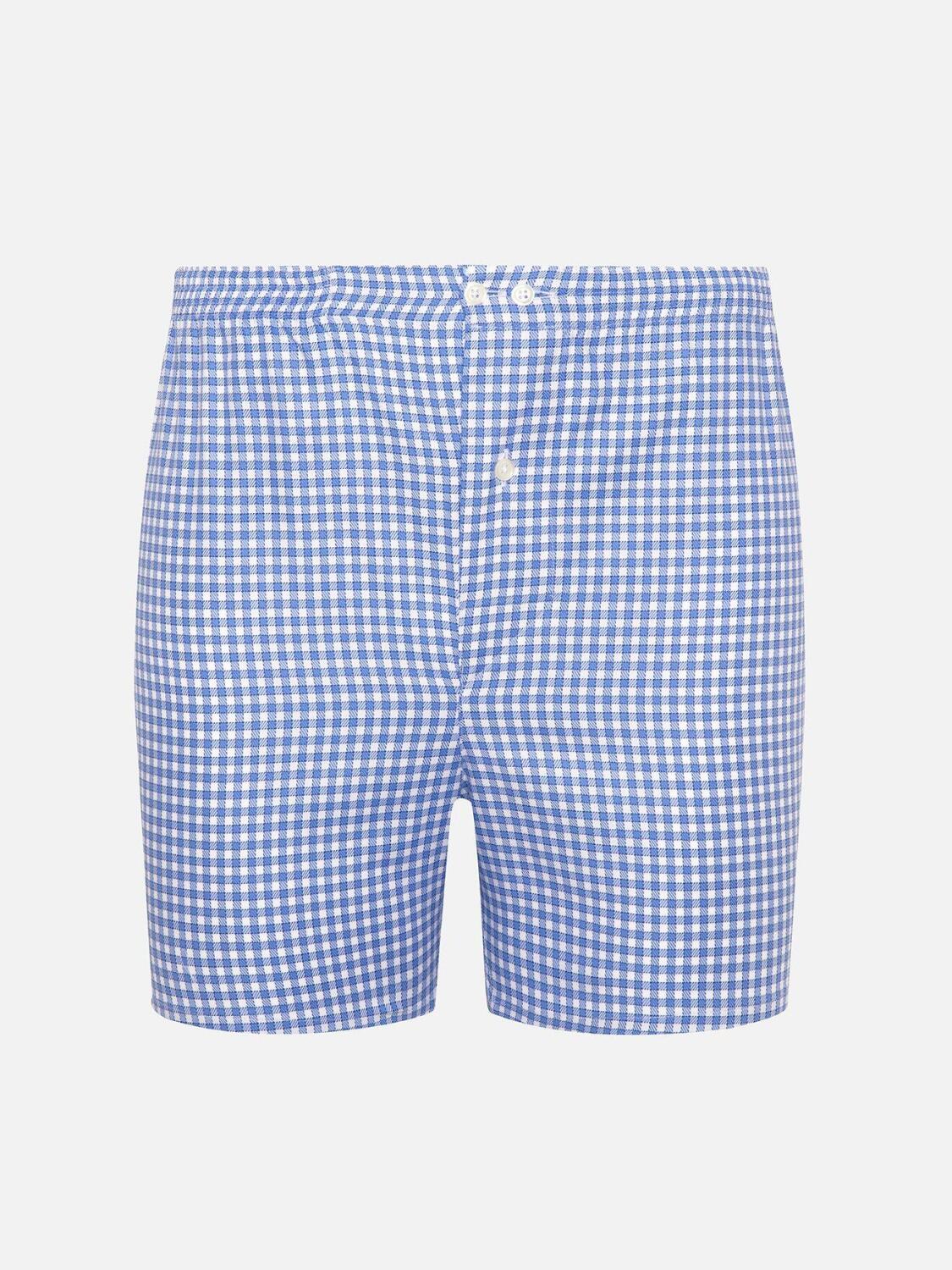 Leo navy textured boxer shorts