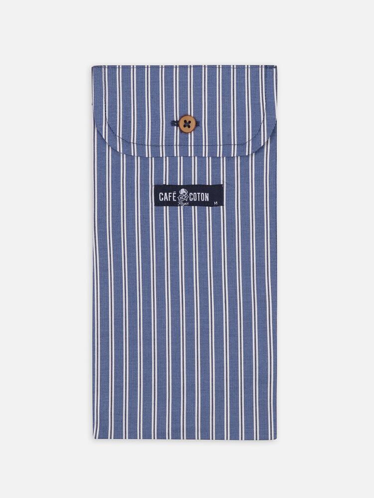 Max boxer shorts in blue twill