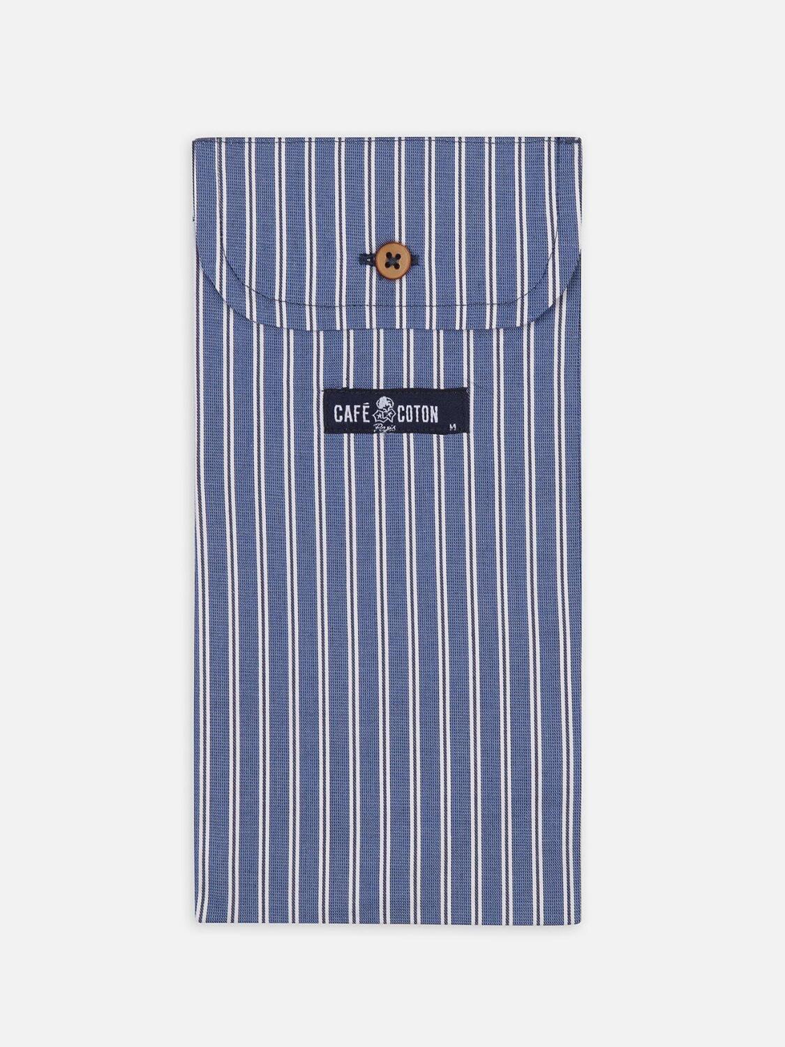 Max boxer shorts in blue twill