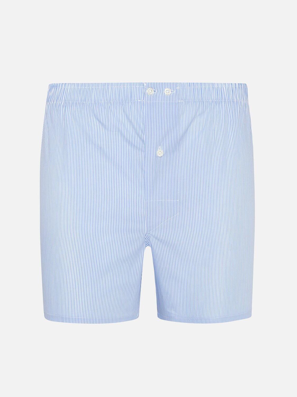 Cale&ccedil;on Menthon &agrave; rayures ciel