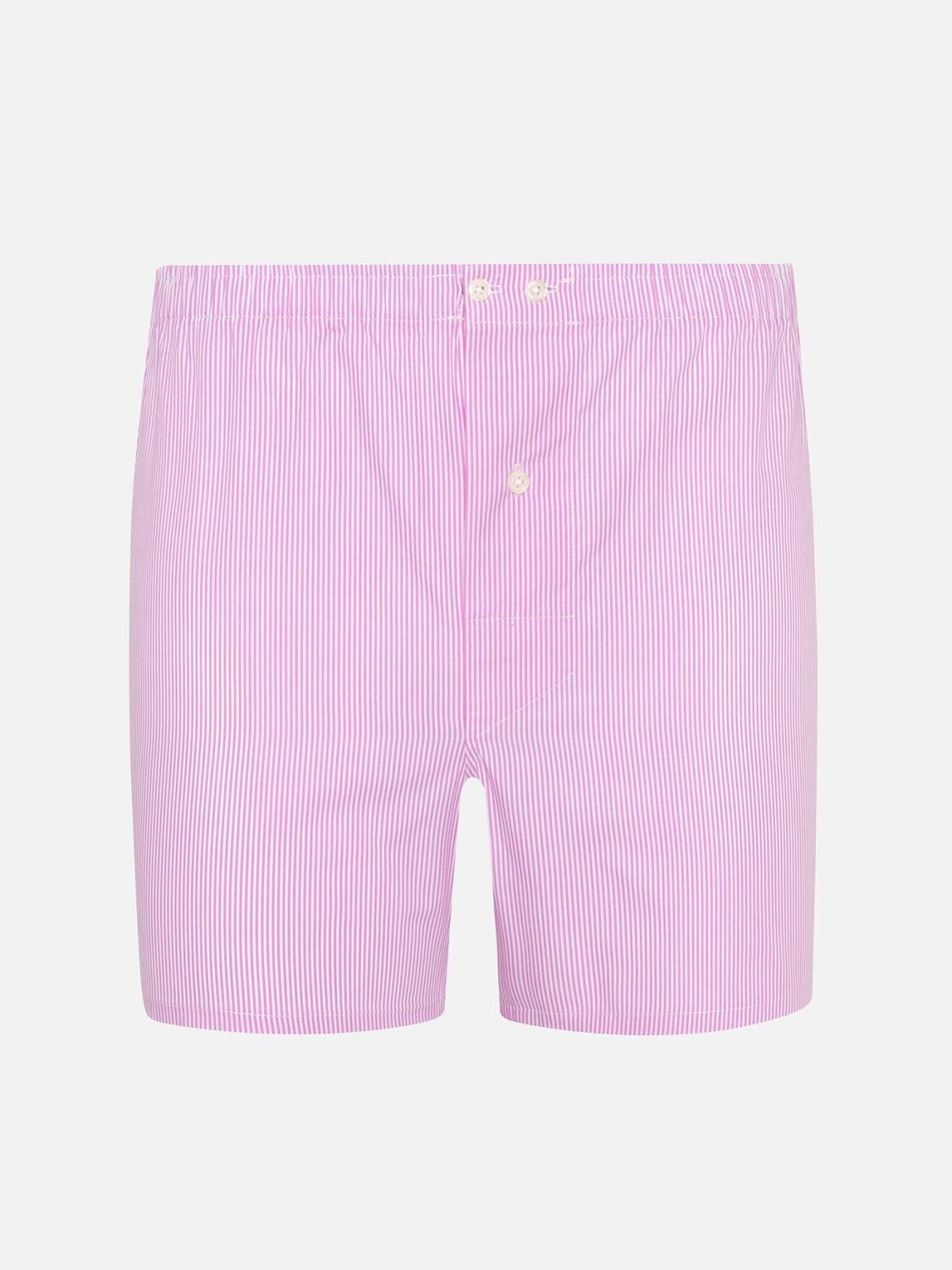 Cale&ccedil;on Menthon &agrave; rayures roses