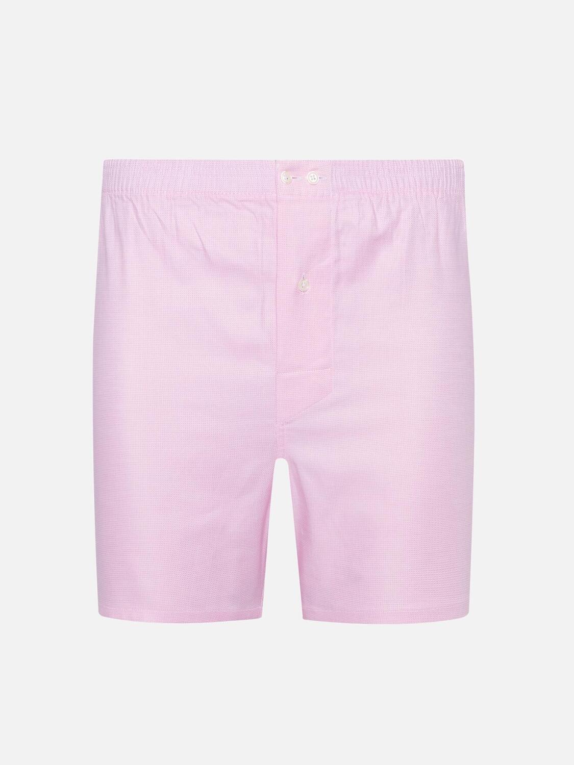 boxer in pink basket weave