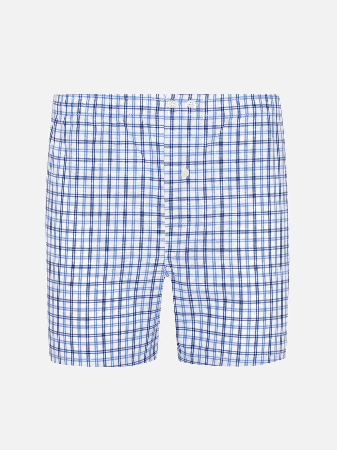 Cale&ccedil;on Olson carreaux bleut&eacute;s