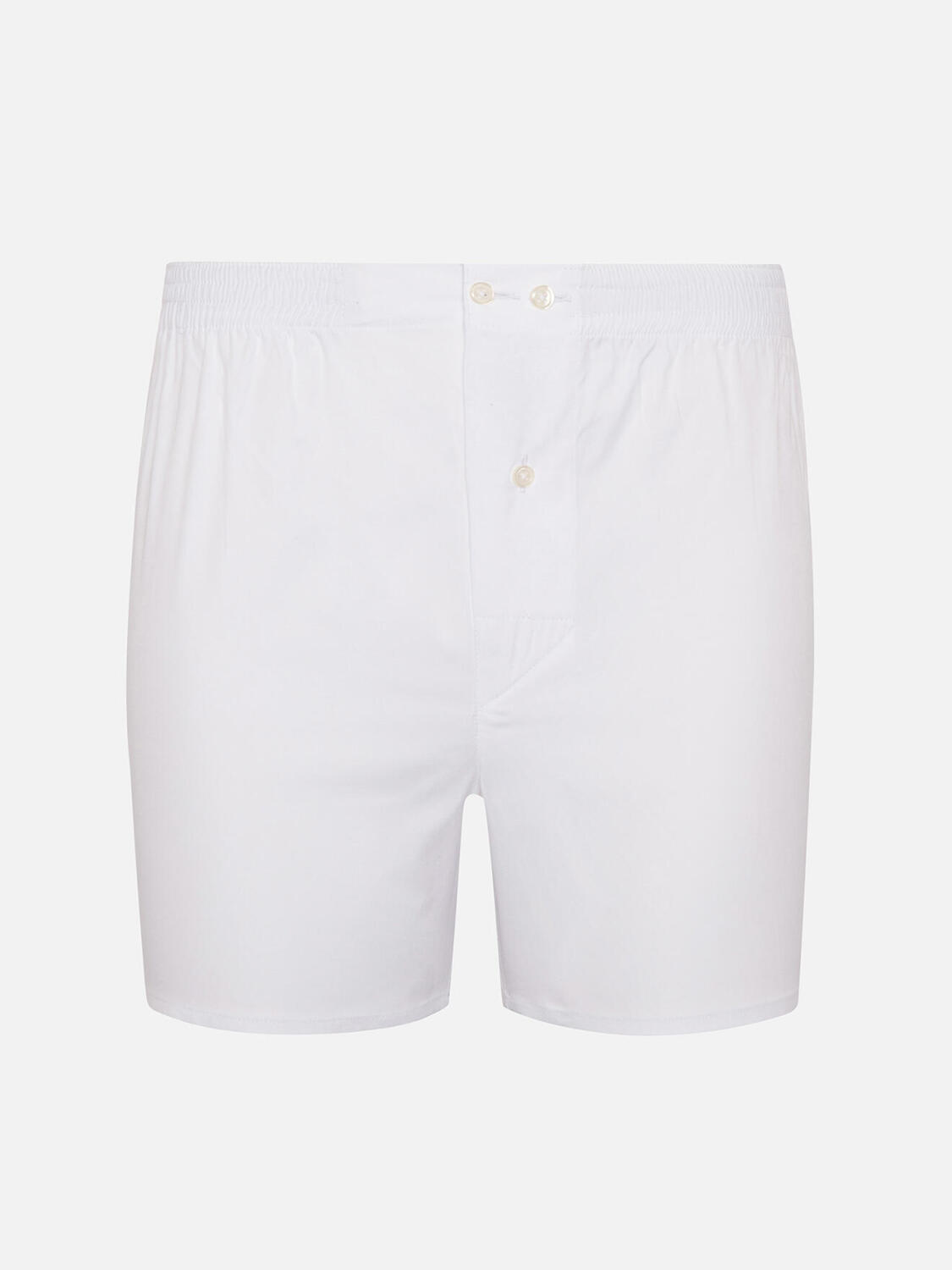 Caleçon en pin point blanc