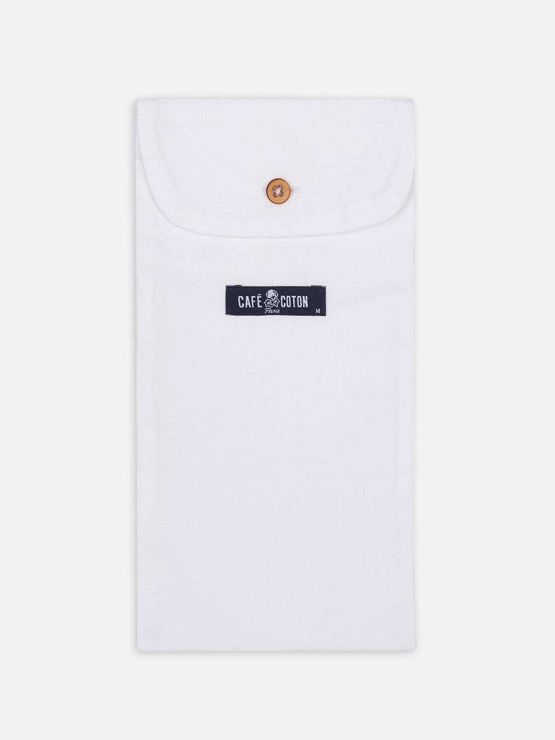 Caleçon en pin point blanc