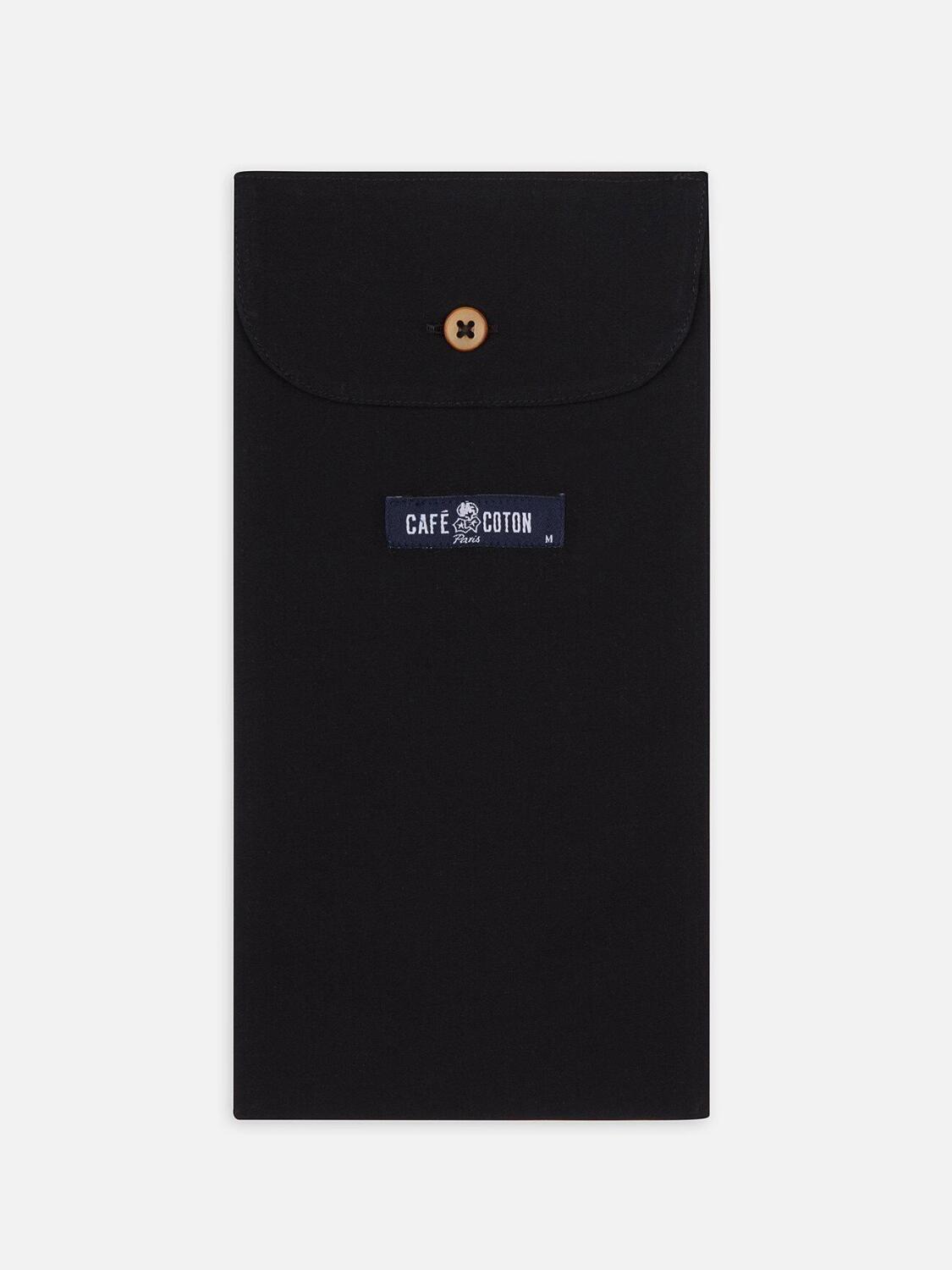 Cale&ccedil;on en popeline noire