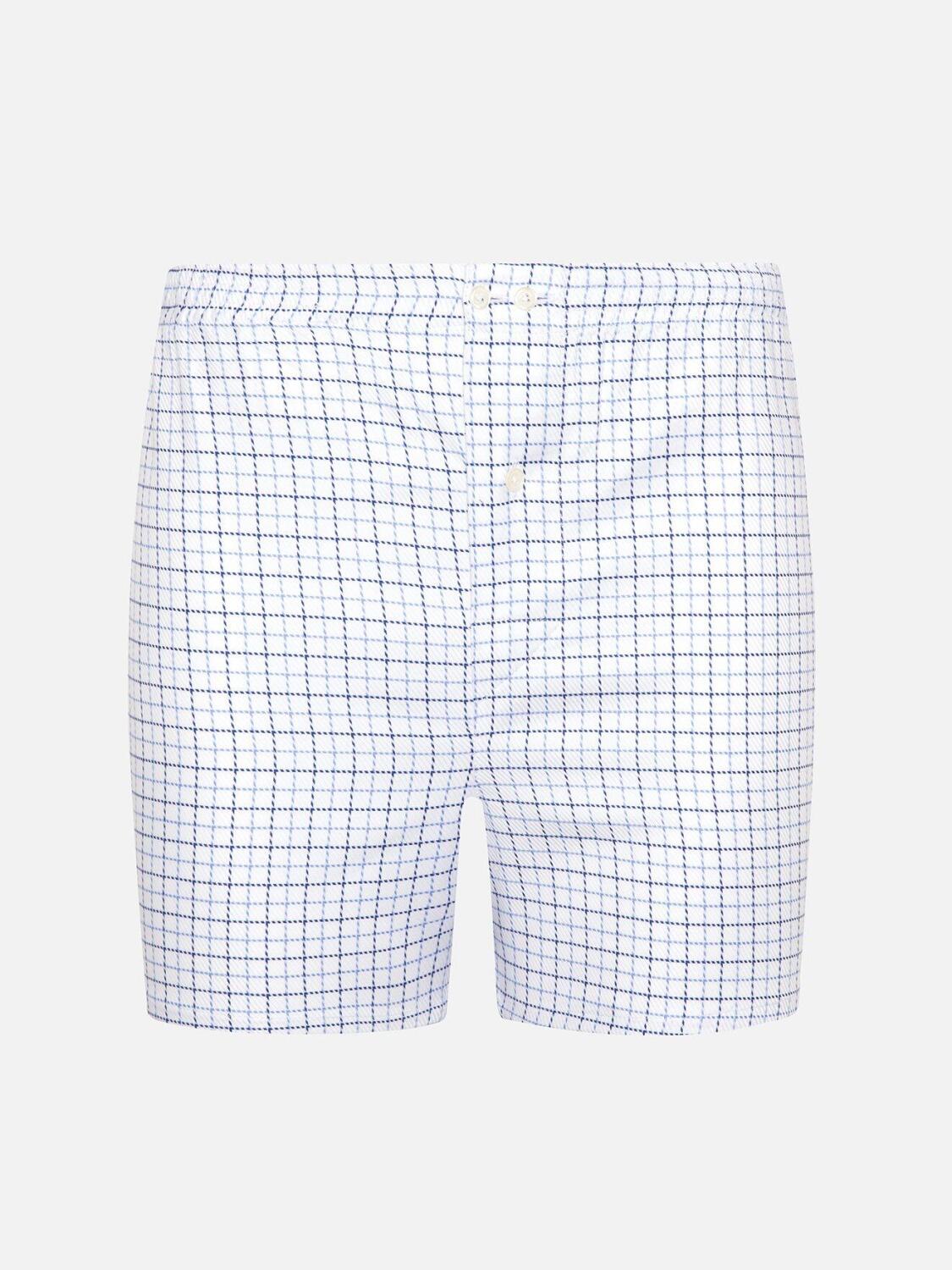 Sean brown and blue checkered boxer shorts
