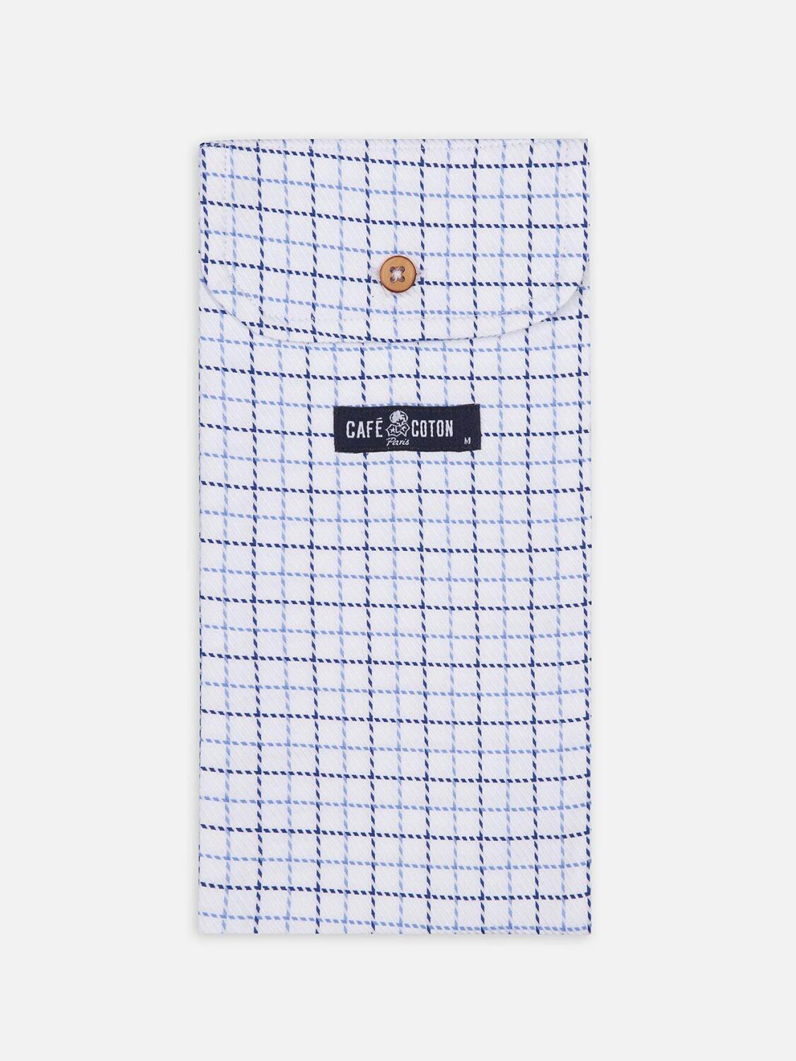 Sean brown and blue checkered boxer shorts