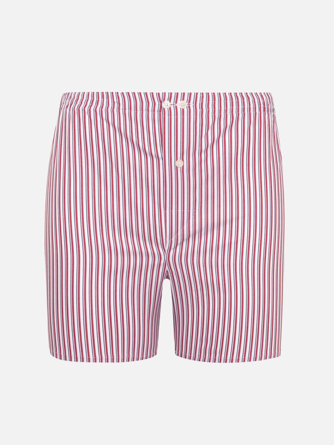 Sean navy blue and red checkered boxer shorts