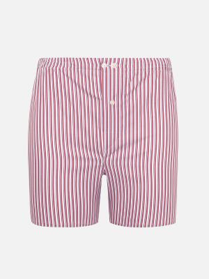 Sean navy blue and red checkered boxer shorts