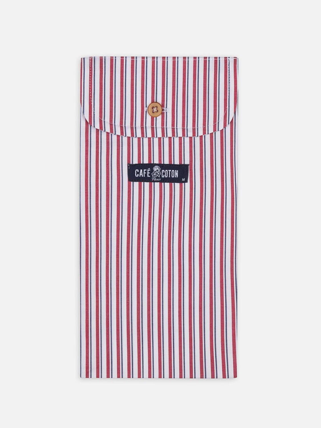 Sean navy blue and red checkered boxer shorts