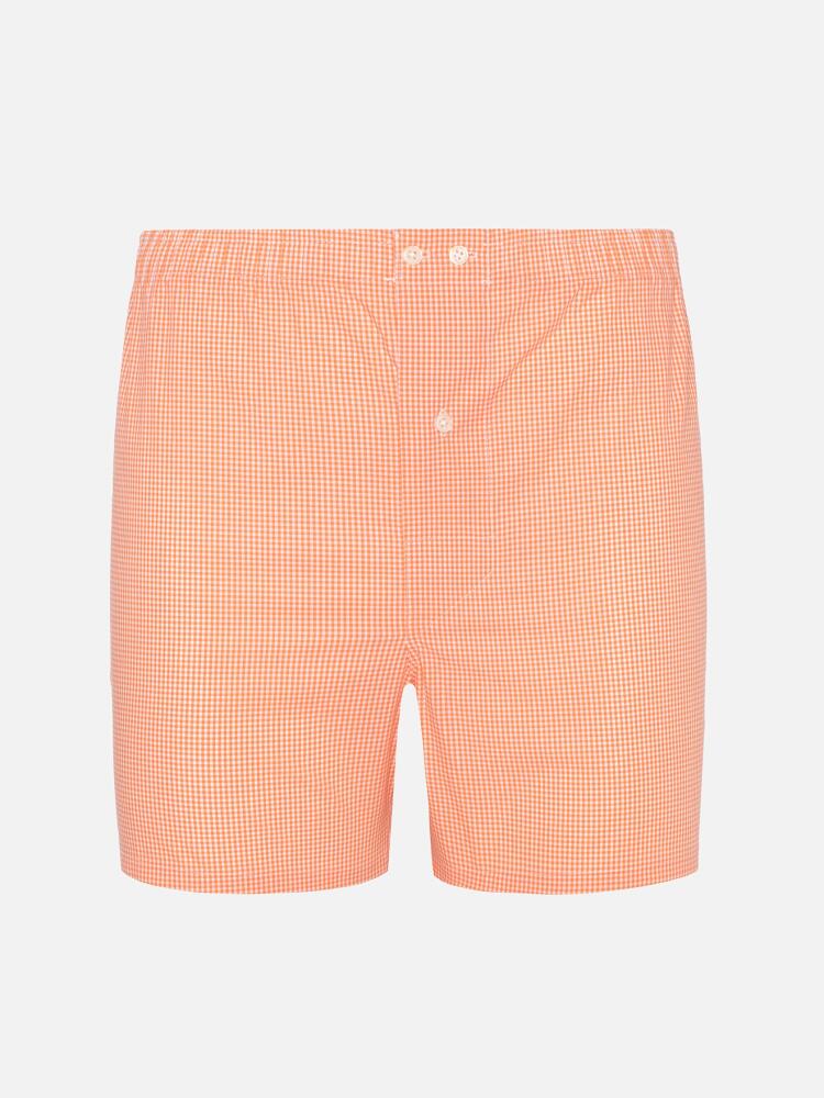 orange Gingham boxer short