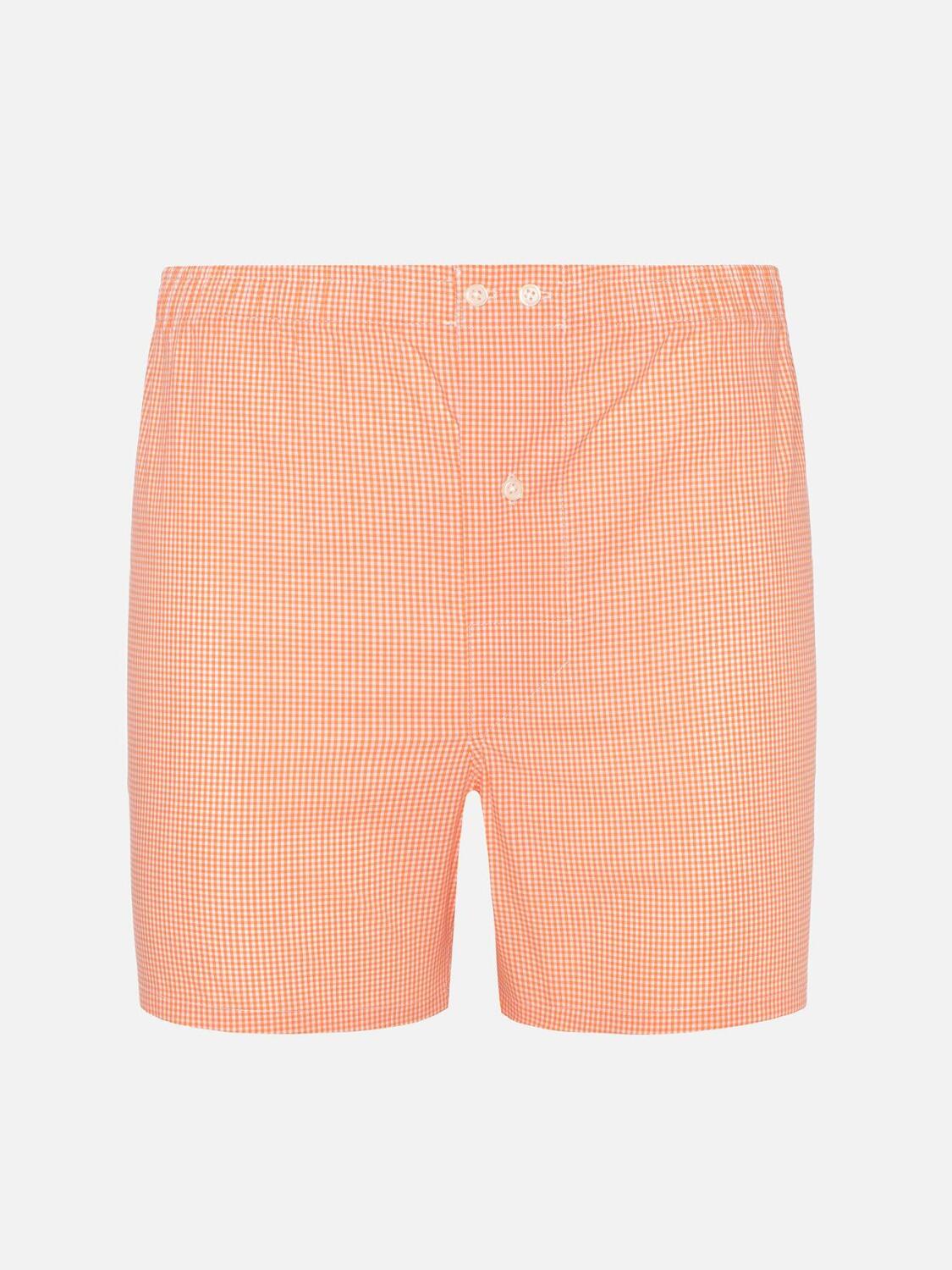 orange Gingham boxer short
