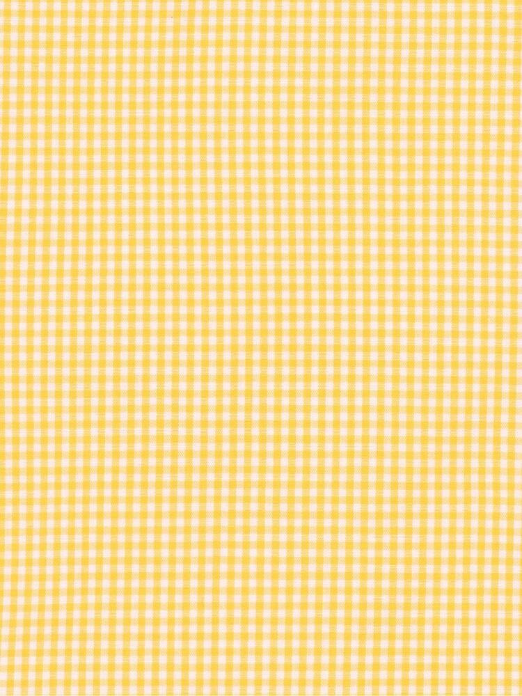 Yellow printed gingham popelin boxer short