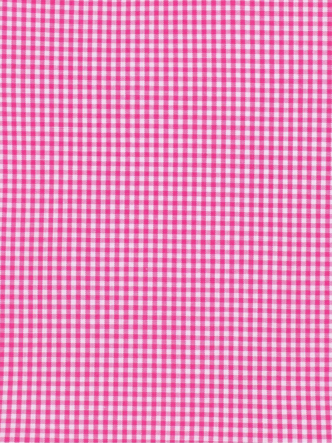 Cale&ccedil;on en popeline &agrave; carreaux vichy roses