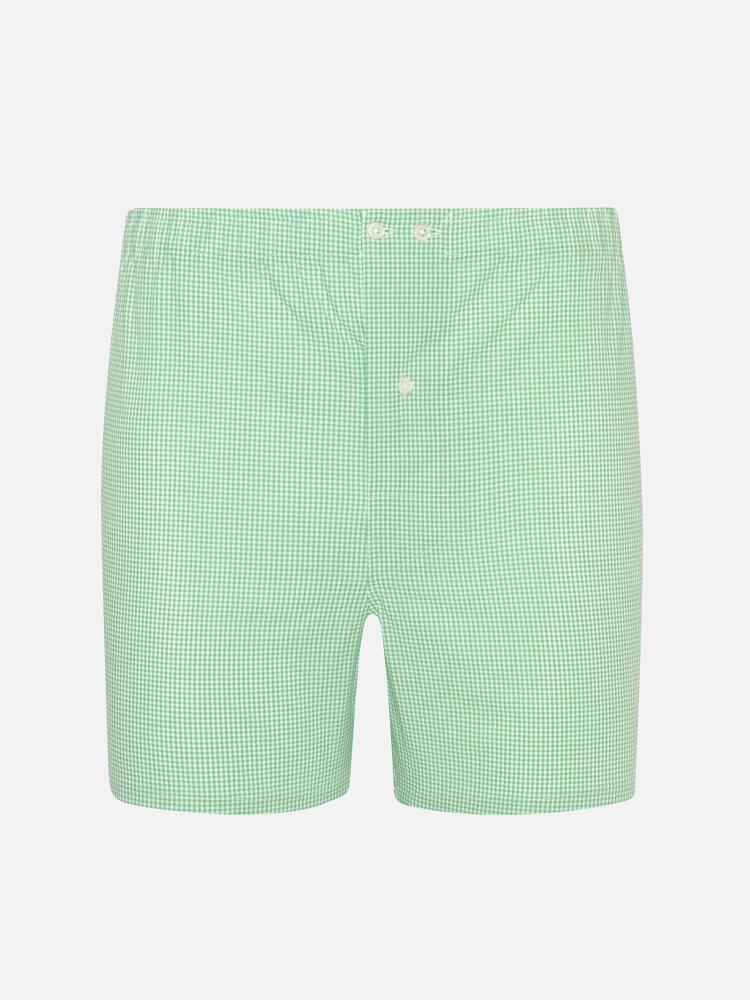 Green Gingham boxer short