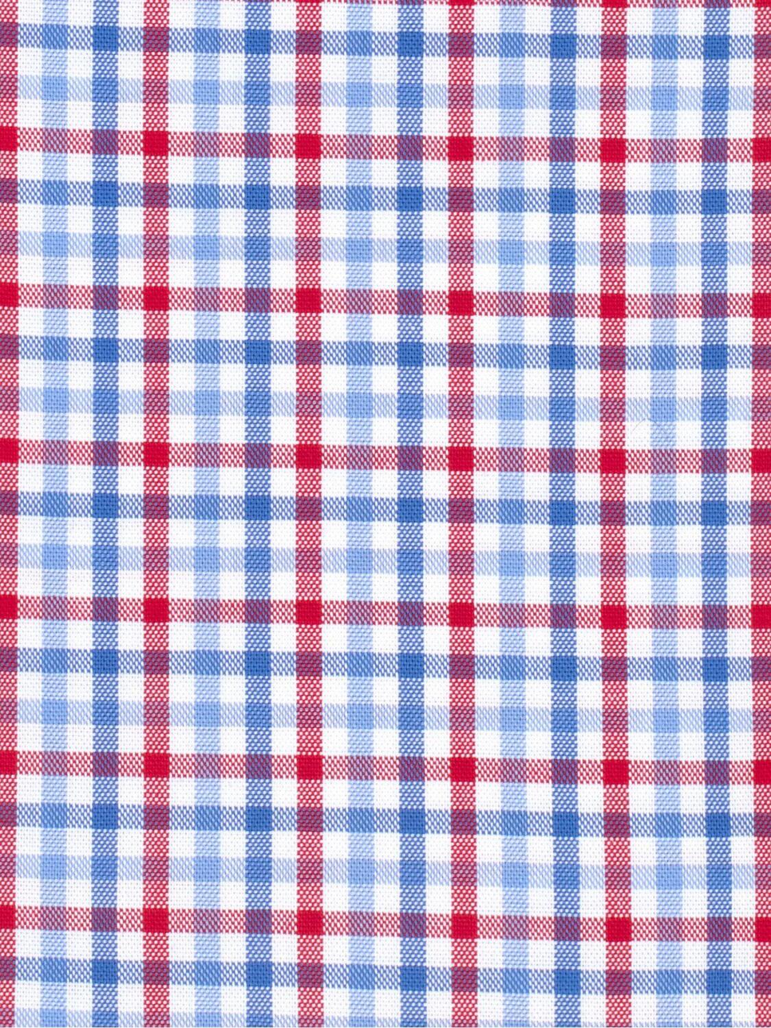 White checked blue and red oxford boxer short