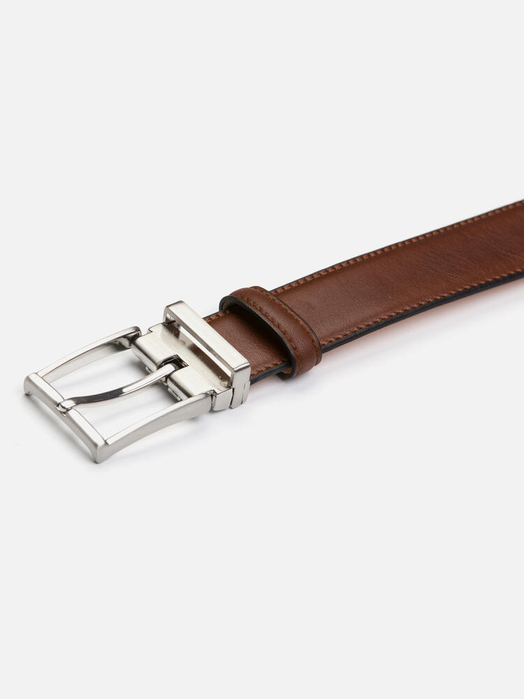 Brown leather belt