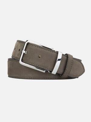 Khaki Suede Belt