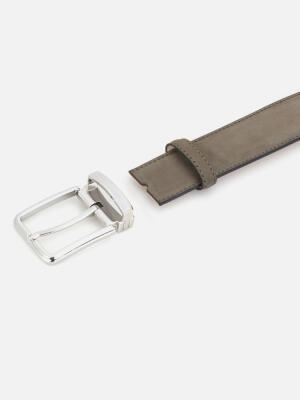 Khaki Suede Belt