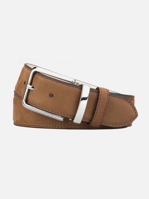 Brown Suede Belt